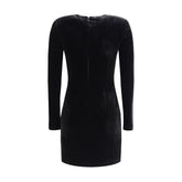 Self-Portrait Black Polyester Cocktail Dress